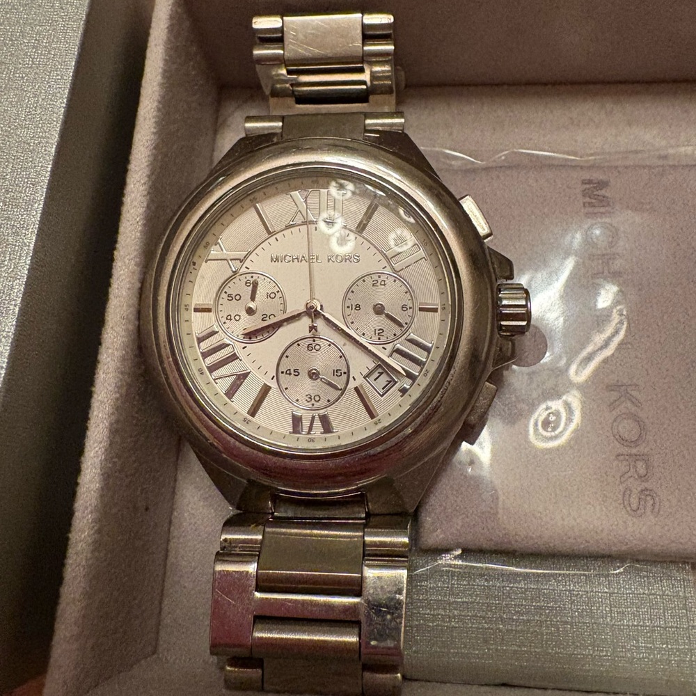 Michael Kors Chronograph Silver Watch for Men